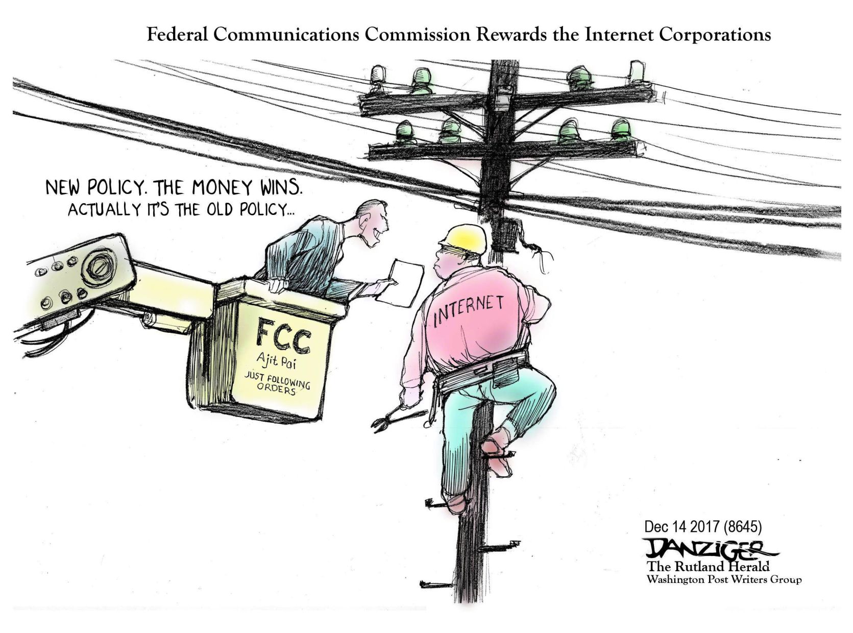 Jeff Danziger cartoon